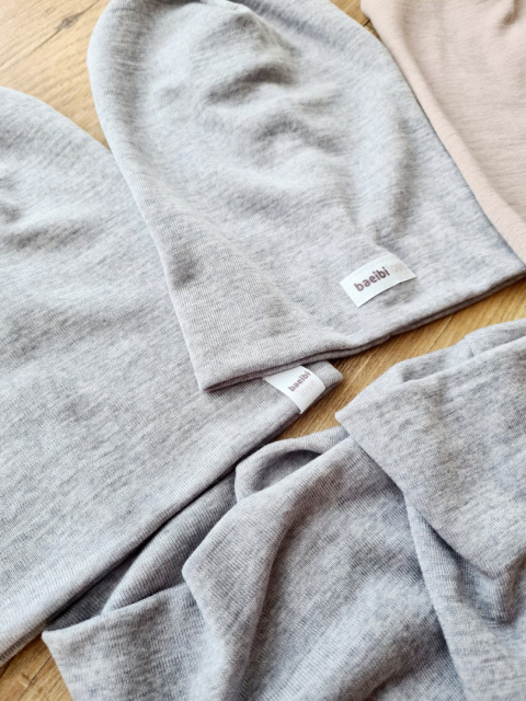 Czapka komin rib merino Czapka komin rib merino